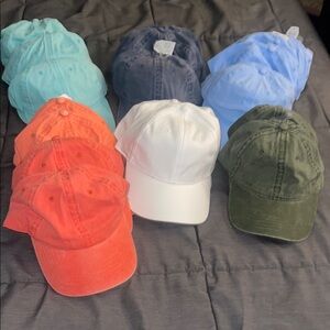 Lot of 19 NEW Blank Women’s Baseball Hats